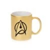 Star Trek: The Original Series Delta Personalized 11 Oz Gold Metallic Mug -T-shirt Store StarTrek TOS Delta Personalized 11oz GoldMetallic Mug Mockup Right