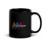 Star Trek: The Original Series Live Long And Prosper Deltas Black Mug -T-shirt Store StarTrek TOS LiveLongAndProsperDelta 11oz Black Mug Mockup Handle on Right