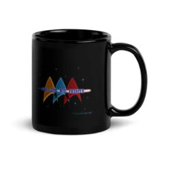 Star Trek: The Original Series Live Long And Prosper Deltas Black Mug