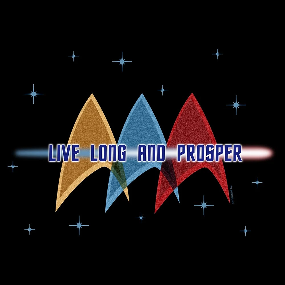 Star Trek: The Original Series Live Long And Prosper Deltas Sherpa Blanket 4 Star Trek: The Original Series Live Long And Prosper Deltas Sherpa Blanket - Image 2