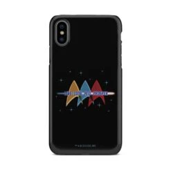 Star Trek: The Original Series Live Long And Prosper Deltas Tough Phone Case -T-shirt Store StarTrek TOS LiveLongAndProsperDelta Tough Phone Case X Xs Mockup