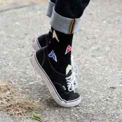 Star Trek: The Original Series Deltas Sock -T-shirt Store Star Trek Socks101 Delta Lifestyle1