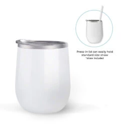 Star Trek: The Original Series Delta 12 Oz Stainless Steel Wine Tumbler -T-shirt Store Vismark WineTumber With Straw