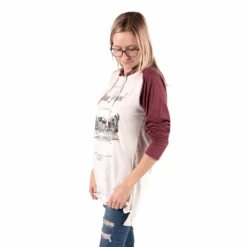 Star Trek: Picard Chateau Picard Vineyard Logo Tri-Blend Raglan Hoodie -T-shirt Store star trek raglan hoodie model3